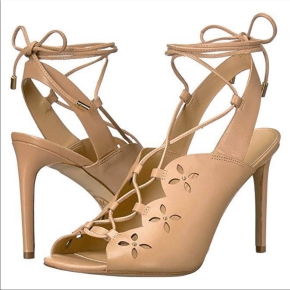 Michael Michael Kors Leather Thalia Sandals Size 7 - Picture 3 of 6